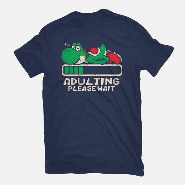 Yoshi's Adulting-Womens-Fitted-Tee-turborat14