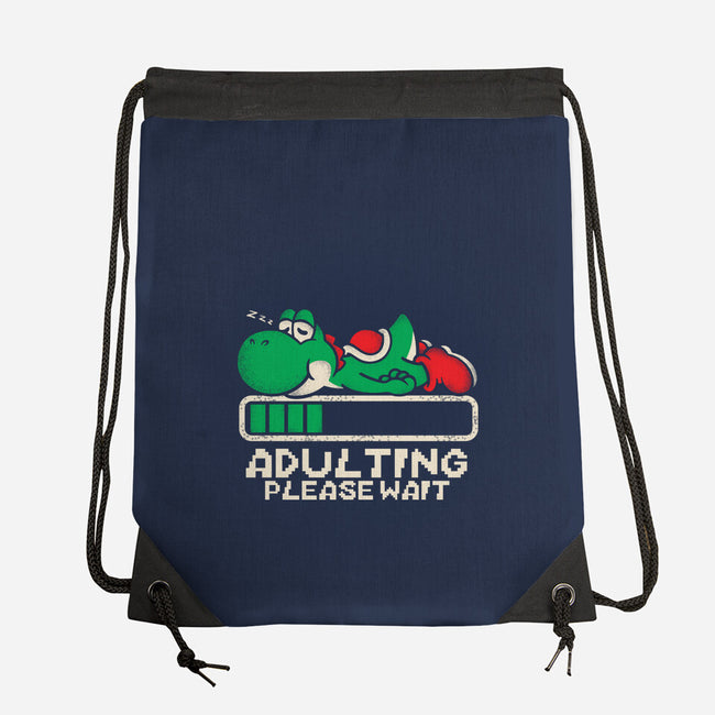 Yoshi's Adulting-None-Drawstring-Bag-turborat14