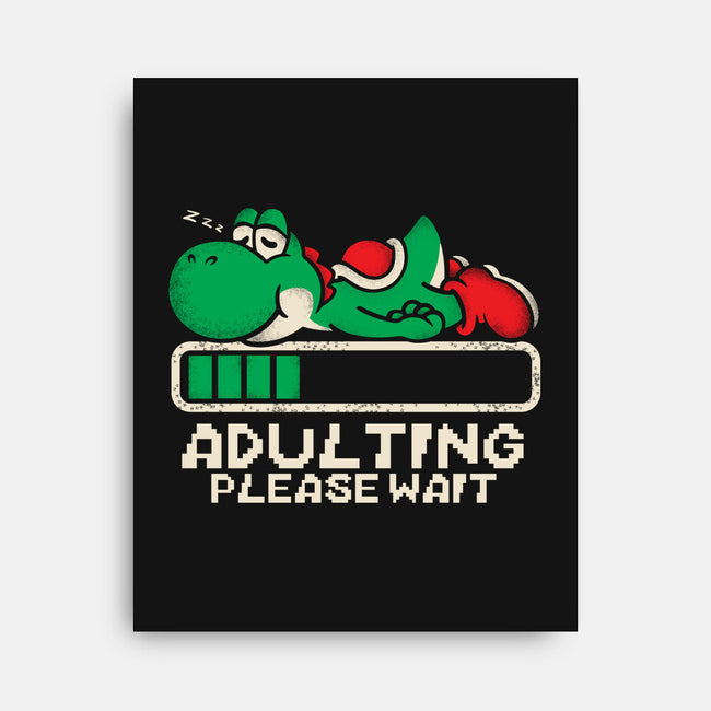 Yoshi's Adulting-None-Stretched-Canvas-turborat14