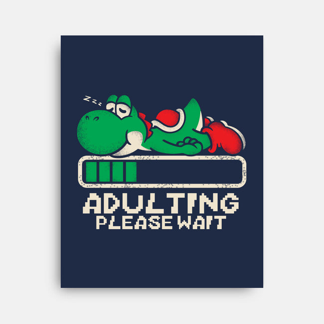Yoshi's Adulting-None-Stretched-Canvas-turborat14