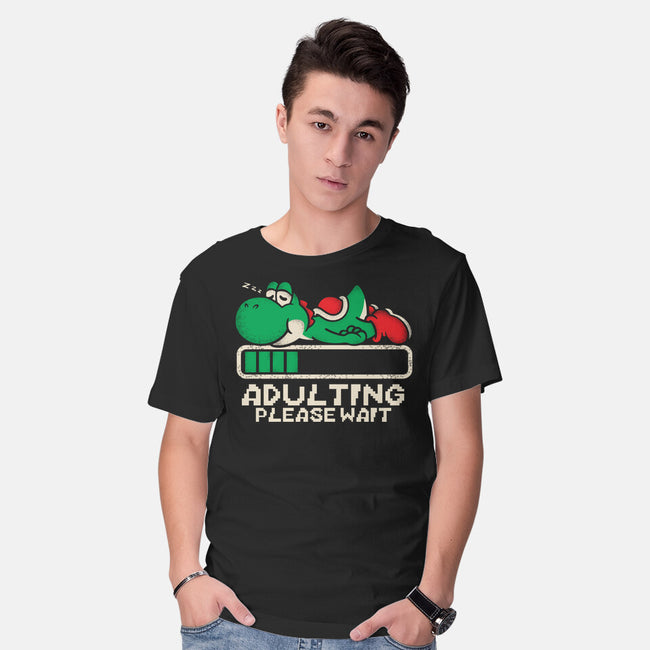 Yoshi's Adulting-Mens-Basic-Tee-turborat14