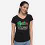 Yoshi's Adulting-Womens-V-Neck-Tee-turborat14