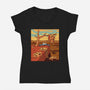 The Persistence Of Cookies-Womens-V-Neck-Tee-erion_designs