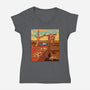 The Persistence Of Cookies-Womens-V-Neck-Tee-erion_designs