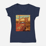 The Persistence Of Cookies-Womens-V-Neck-Tee-erion_designs