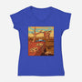 The Persistence Of Cookies-Womens-V-Neck-Tee-erion_designs