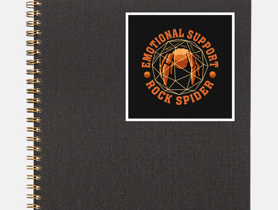 Emotionals Support Rock Spider