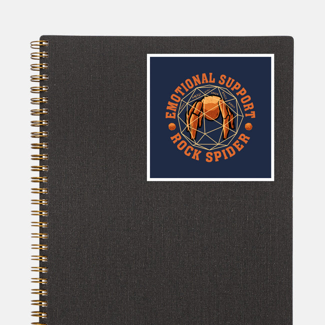 Emotionals Support Rock Spider-None-Glossy-Sticker-erion_designs
