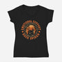 Emotionals Support Rock Spider-Womens-V-Neck-Tee-erion_designs