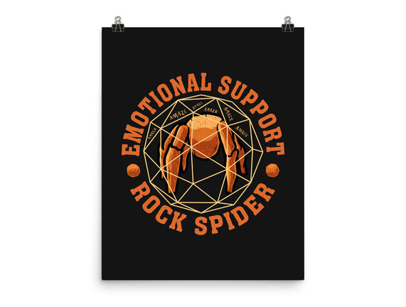 Emotionals Support Rock Spider