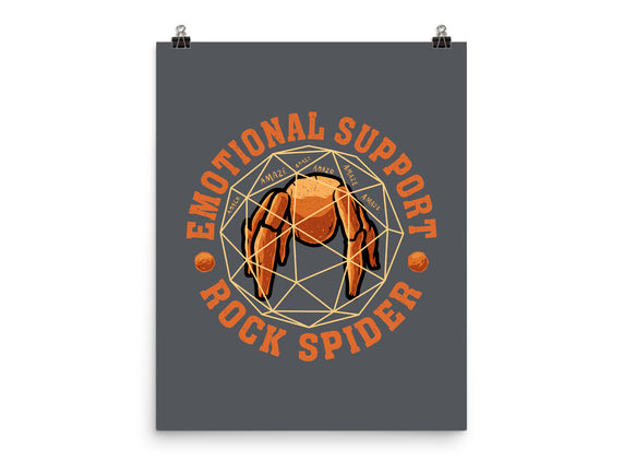Emotionals Support Rock Spider