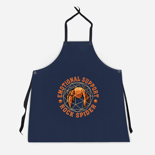 Emotionals Support Rock Spider-Unisex-Kitchen-Apron-erion_designs