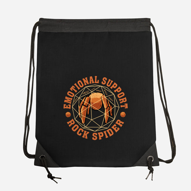 Emotionals Support Rock Spider-None-Drawstring-Bag-erion_designs