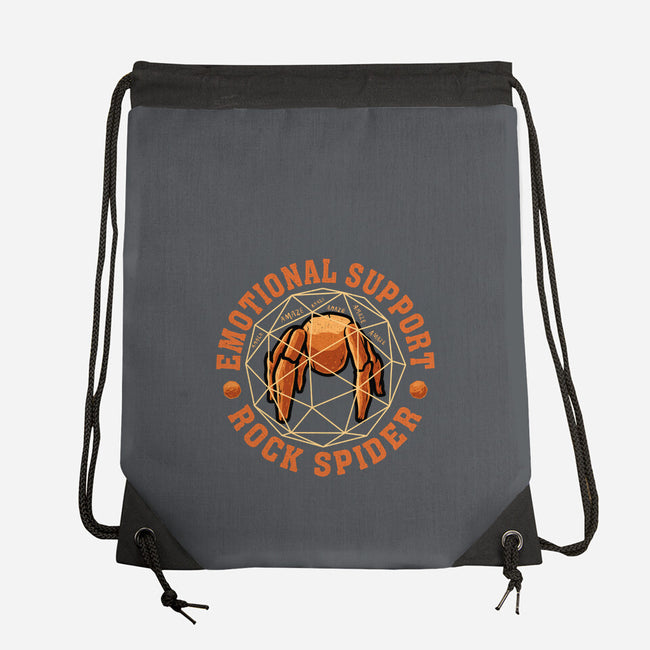 Emotionals Support Rock Spider-None-Drawstring-Bag-erion_designs