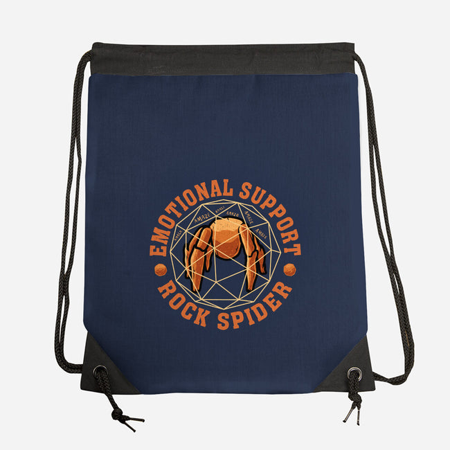 Emotionals Support Rock Spider-None-Drawstring-Bag-erion_designs