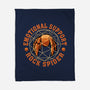 Emotionals Support Rock Spider-None-Fleece-Blanket-erion_designs