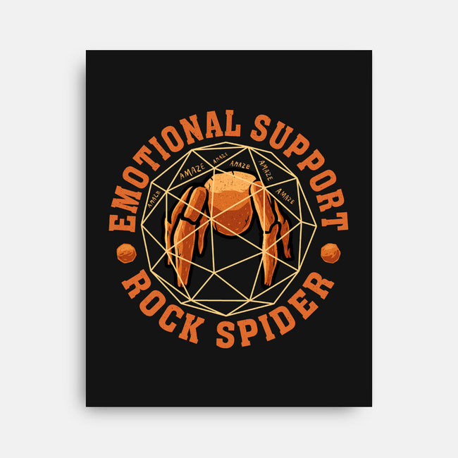 Emotionals Support Rock Spider-None-Stretched-Canvas-erion_designs