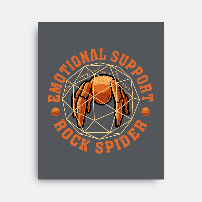 Emotionals Support Rock Spider-None-Stretched-Canvas-erion_designs