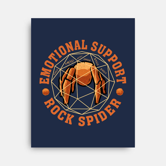 Emotionals Support Rock Spider-None-Stretched-Canvas-erion_designs
