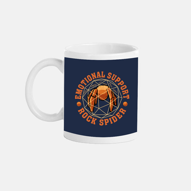 Emotionals Support Rock Spider-None-Mug-Drinkware-erion_designs
