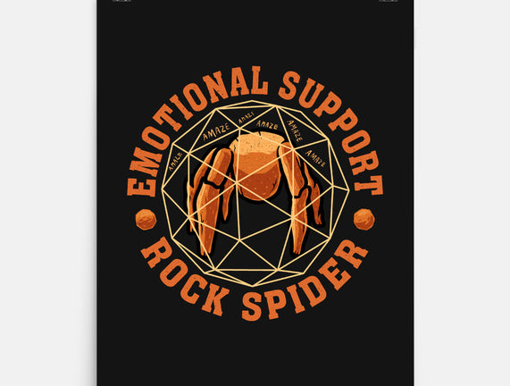 Emotionals Support Rock Spider