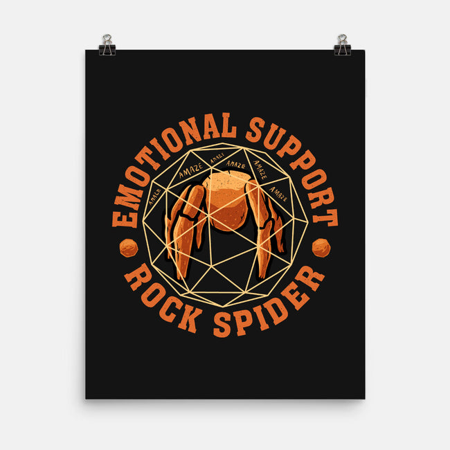 Emotionals Support Rock Spider-None-Matte-Poster-erion_designs