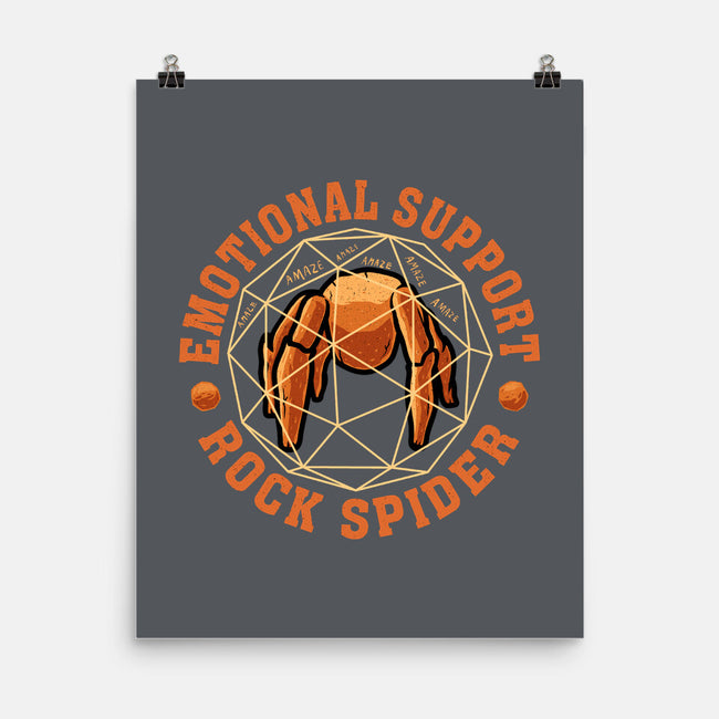 Emotionals Support Rock Spider-None-Matte-Poster-erion_designs