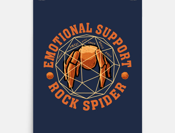 Emotionals Support Rock Spider