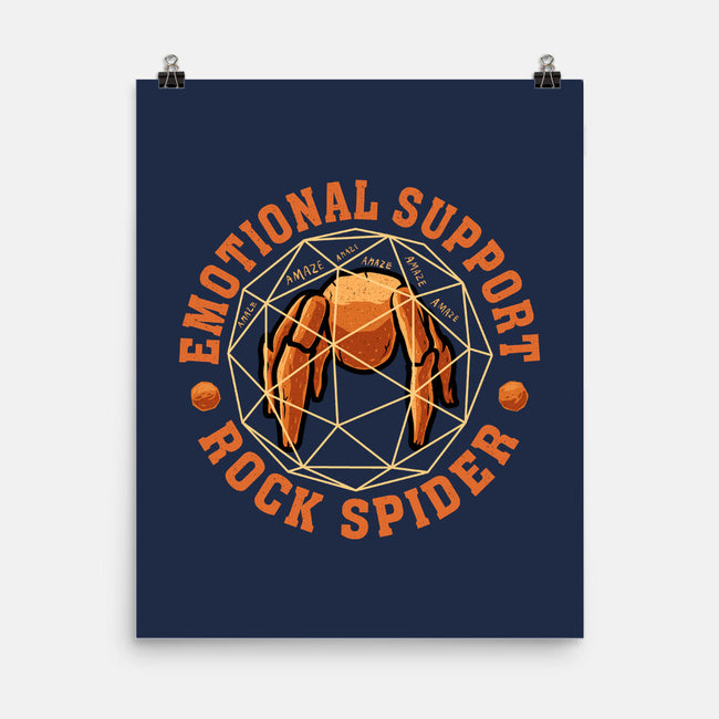 Emotionals Support Rock Spider-None-Matte-Poster-erion_designs