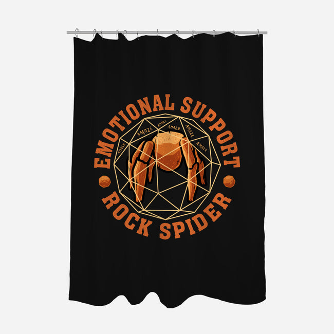 Emotionals Support Rock Spider-None-Polyester-Shower Curtain-erion_designs