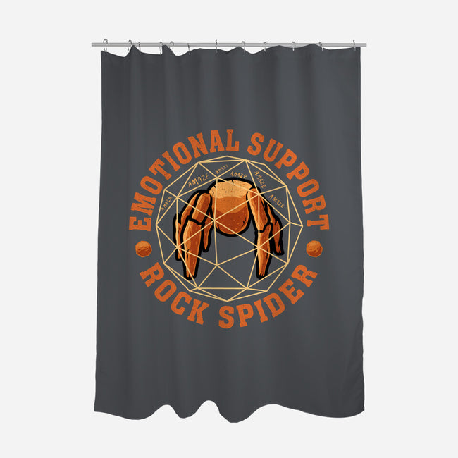 Emotionals Support Rock Spider-None-Polyester-Shower Curtain-erion_designs
