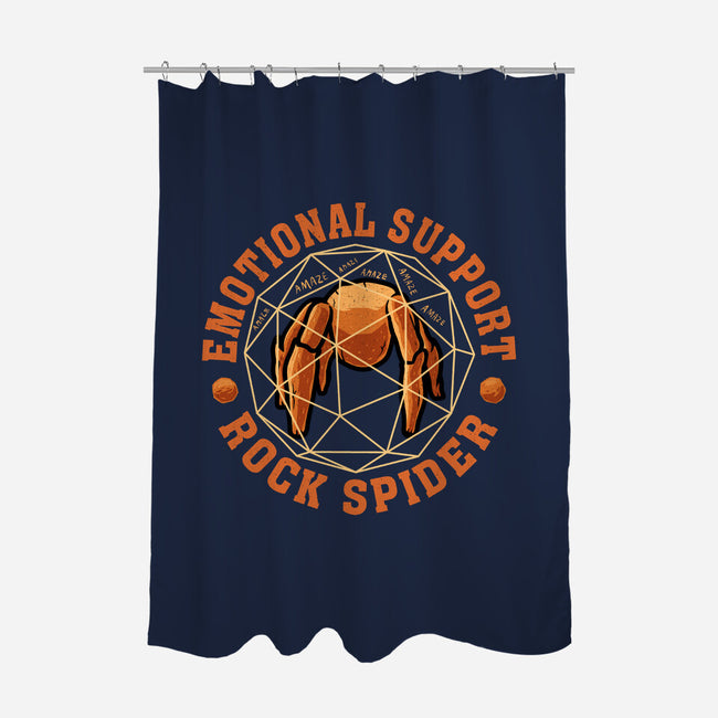 Emotionals Support Rock Spider-None-Polyester-Shower Curtain-erion_designs