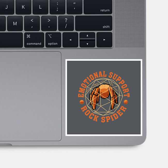 Emotionals Support Rock Spider-None-Glossy-Sticker-erion_designs