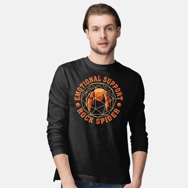 Emotionals Support Rock Spider-Mens-Long Sleeved-Tee-erion_designs