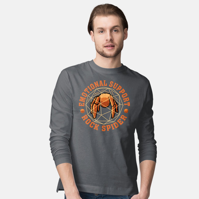 Emotionals Support Rock Spider-Mens-Long Sleeved-Tee-erion_designs
