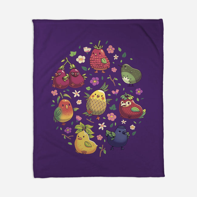 Birb Macedonia-None-Fleece-Blanket-Geekydog