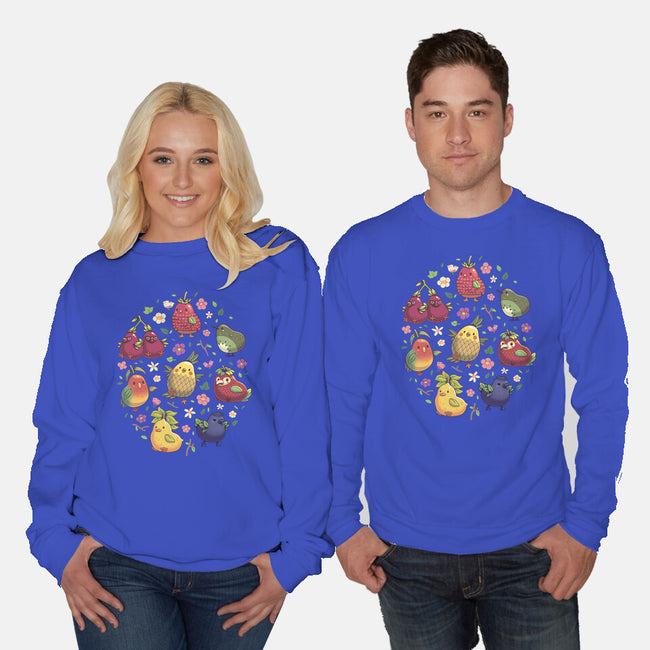 Birb Macedonia-Unisex-Crew Neck-Sweatshirt-Geekydog