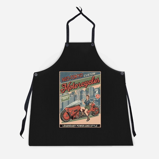 Neo Tokio Custom-Unisex-Kitchen-Apron-JCMaziu