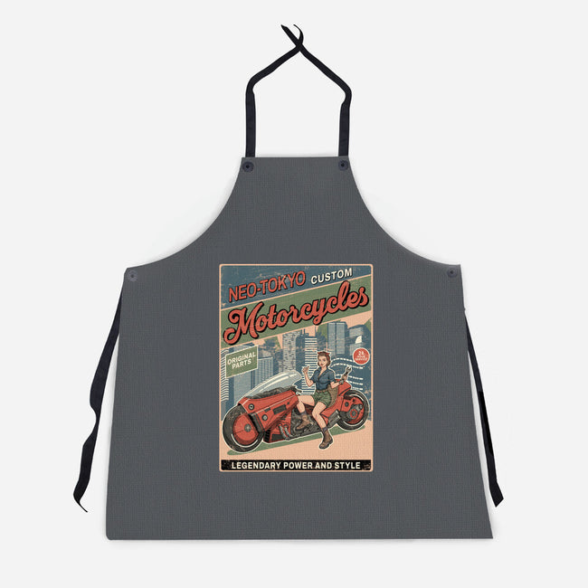 Neo Tokio Custom-Unisex-Kitchen-Apron-JCMaziu