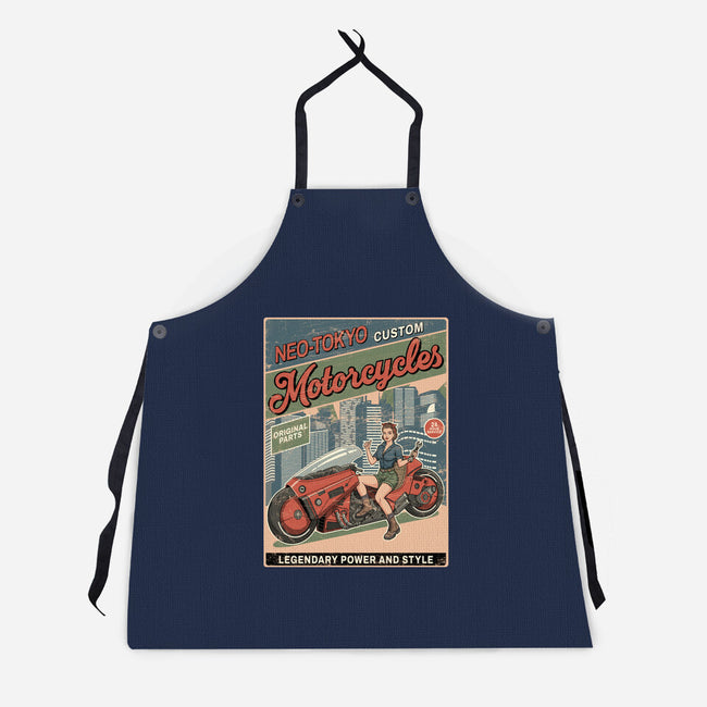 Neo Tokio Custom-Unisex-Kitchen-Apron-JCMaziu