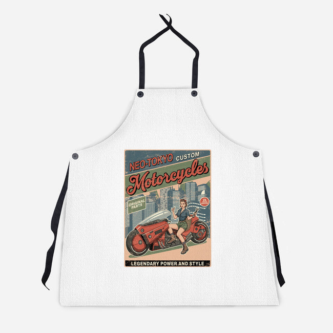 Neo Tokio Custom-Unisex-Kitchen-Apron-JCMaziu