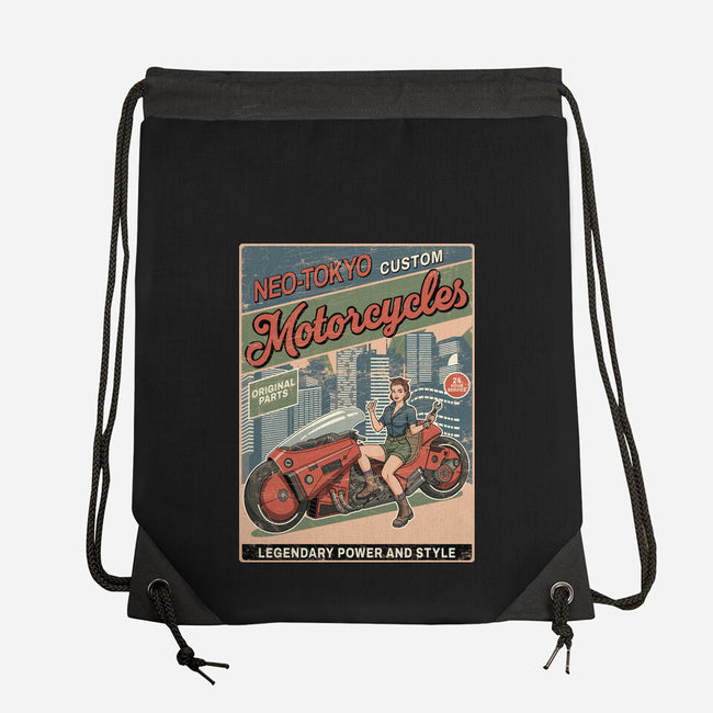 Neo Tokio Custom-None-Drawstring-Bag-JCMaziu
