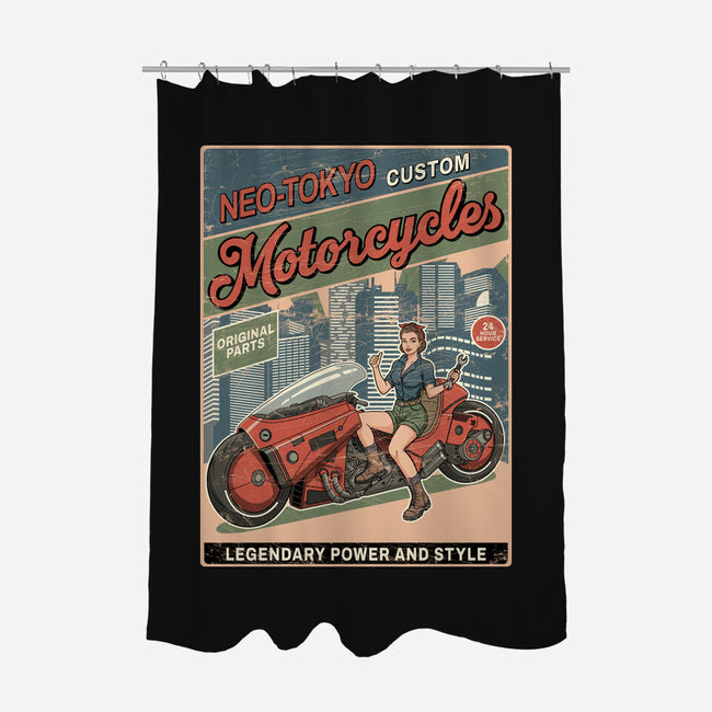 Neo Tokio Custom-None-Polyester-Shower Curtain-JCMaziu