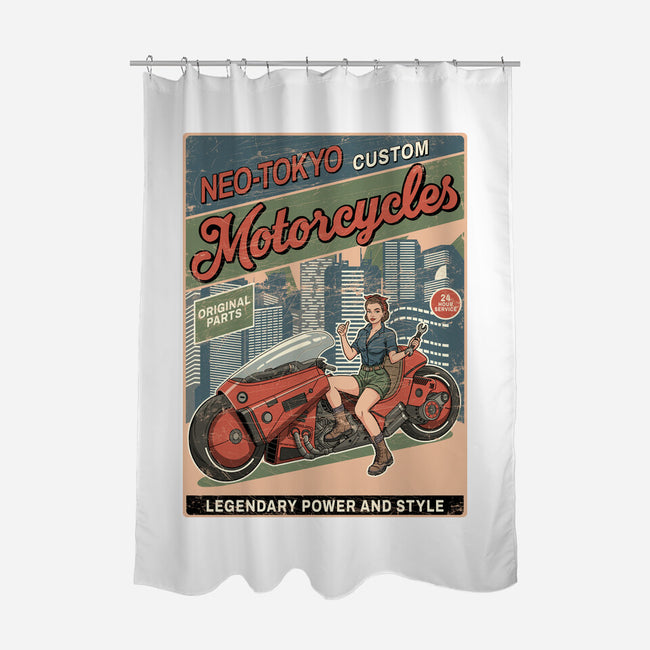 Neo Tokio Custom-None-Polyester-Shower Curtain-JCMaziu