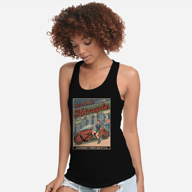 Neo Tokio Custom-Womens-Racerback-Tank-JCMaziu