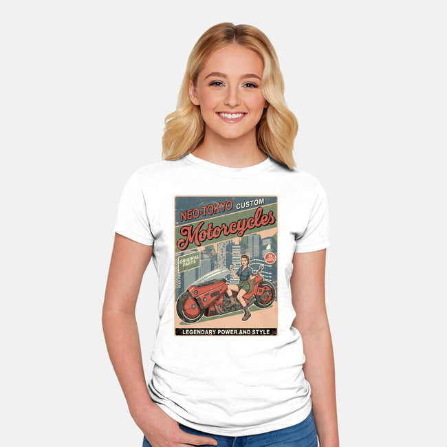 Neo Tokio Custom-Womens-Fitted-Tee-JCMaziu