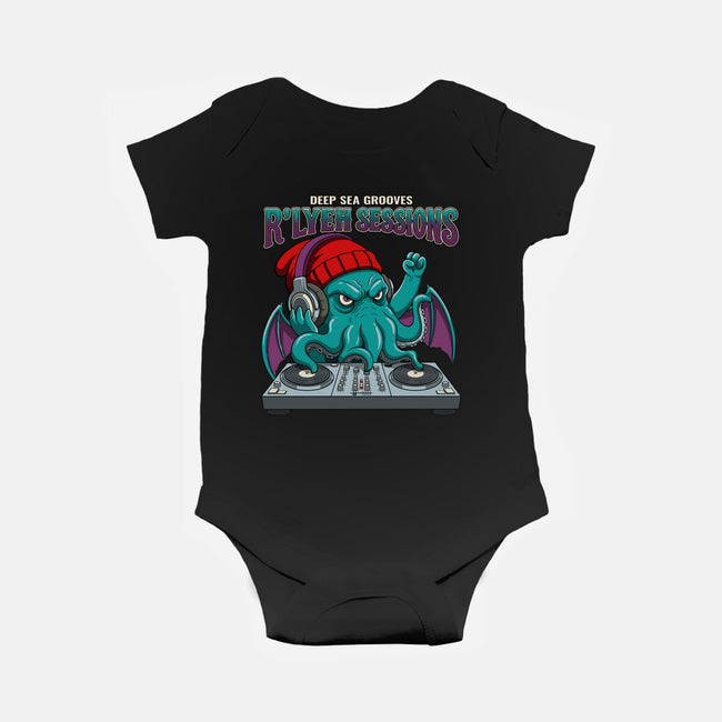Deep Sea Grooves-Baby-Basic-Onesie-JCMaziu