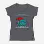 Deep Sea Grooves-Womens-V-Neck-Tee-JCMaziu