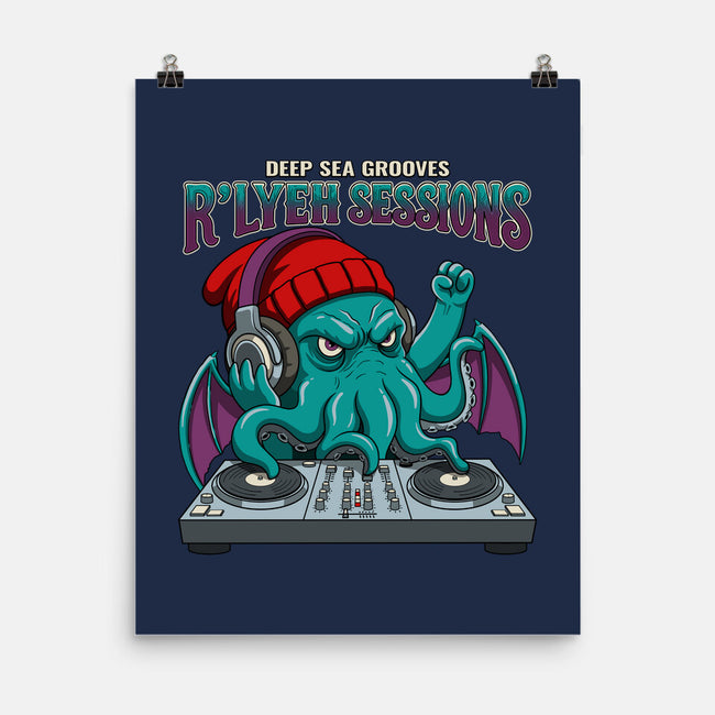 Deep Sea Grooves-None-Matte-Poster-JCMaziu