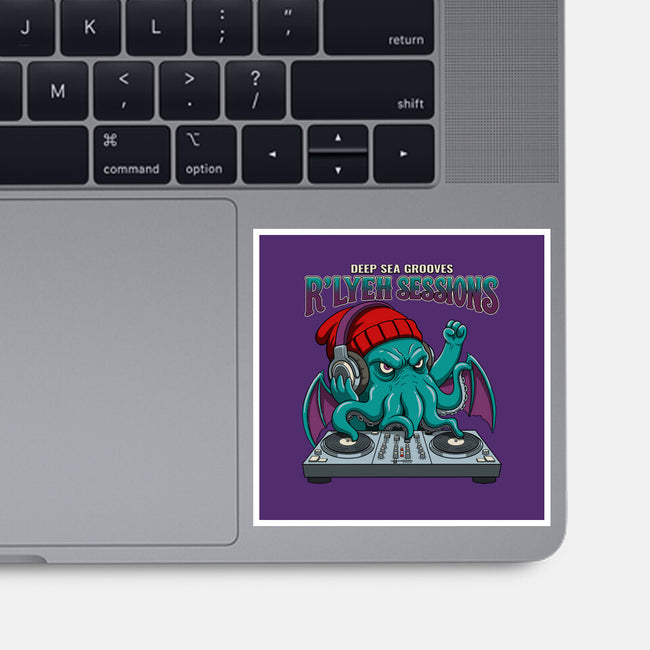 Deep Sea Grooves-None-Glossy-Sticker-JCMaziu